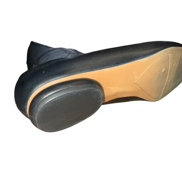 Franco Sarto Shoes Womens 9.5M Belamour Loafers Flats Black Faux Leather Slip On - Picture 5 of 7